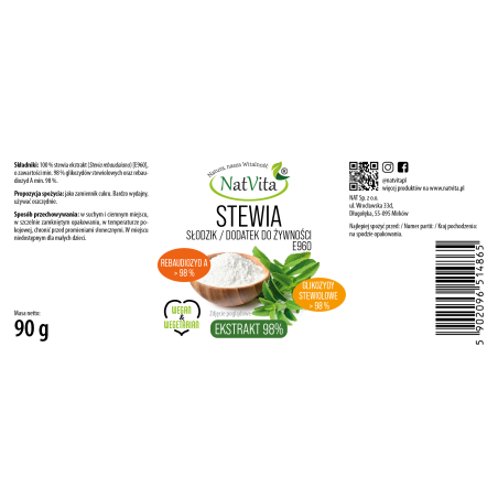 Stewia ekstrakt 98% - zdjęcie produktu
