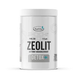 Zeolit Detox Plus 2μm kapsułki 95% Klinoptylolit PWK 210 Premium