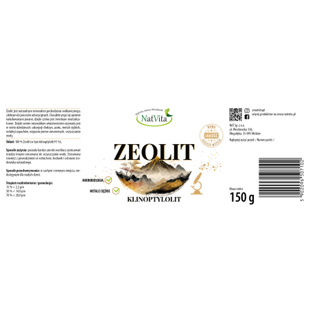 Zeolit klinoptylolit proszek - zdjęcie produktu