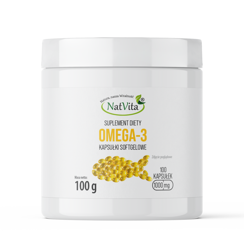 Omega 3 EPA, DHA kapsułki softgel 1000mg