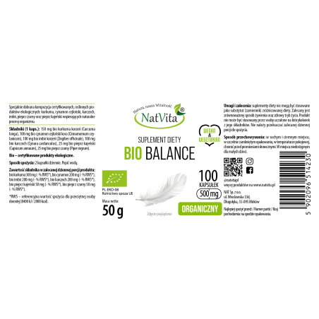 Balance BIO kapsułki 500mg - zdjęcie produktu