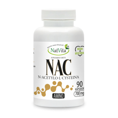 NAC N-Acetylo-L-cysteina ekstrakt kapsułki