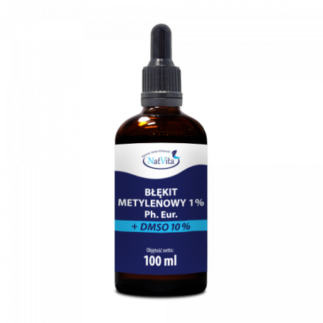 Błękit metylenowy 1% + DMSO 10%