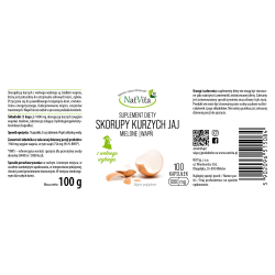 Skorupy Kurzych Jaj (Wapń) kapsułki 1000mg