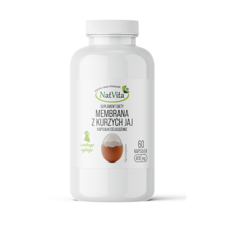 BŁONA SKORUPOWA ESM (membrana jaj kurzych) kapsułki 400mg - zdjęcie produktu