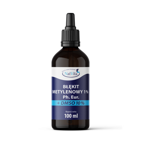 Błękit metylenowy 1% + DMSO 10%