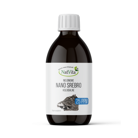 Nano srebro (koloidalne) niejonowe 25 ppm