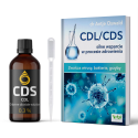 CDL CDS krople 0,3% Roztwór dwutlenku chloru 3000ppm + Książka CDL/CDS silne wsparcie w procesie zdrowienia A. Oswald