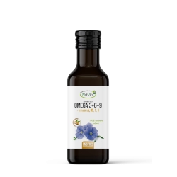 Olej Omega 3 6 9 z Lnu z Witaminami