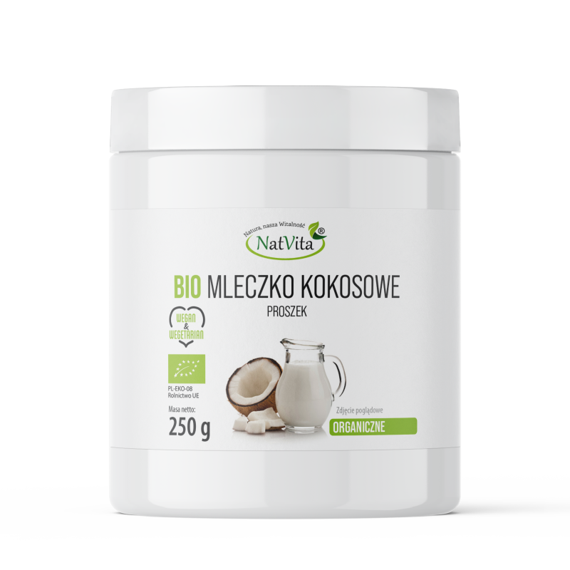 MLECZKO KOKOSOWE BIO (60-65% tłuszczu) w proszku