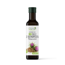 Bio Olej z Ostropestu tłoczony na zimno Silybum marianum 250ml cena sklep