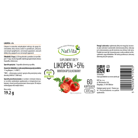 LIKOPEN MIKROKAPSUŁKOWANY kapsułki 320mg - zdjęcie produktu