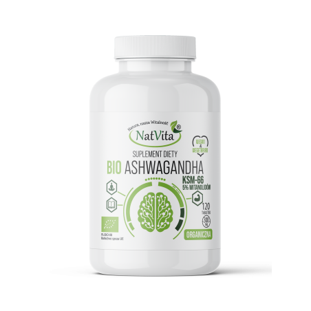 Ashwagandha KSM-66 BIO tabletki 300mg - zdjęcie produktu