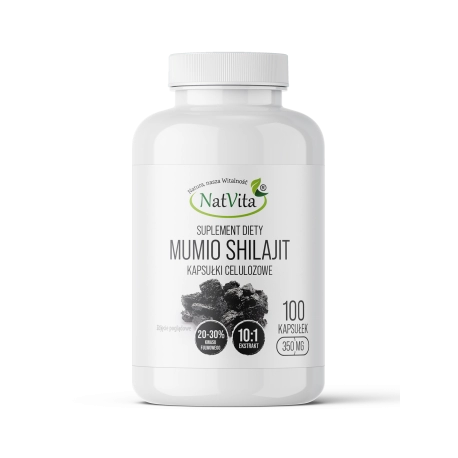 Mumio Shilajit ekstrakt 10:1 kapsułki 350mg