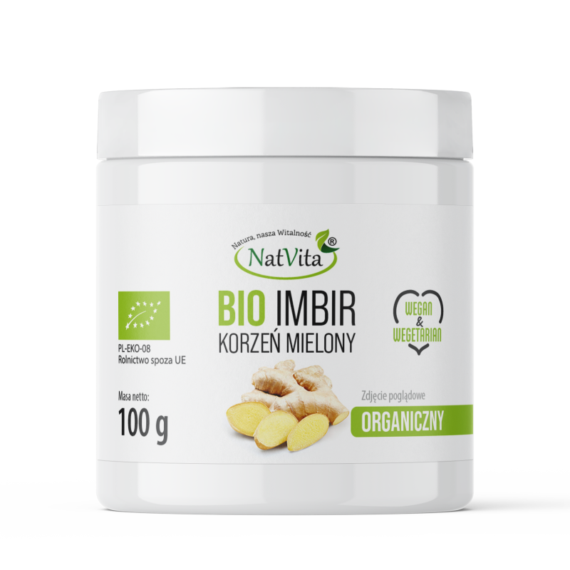 Imbir BIO mielony