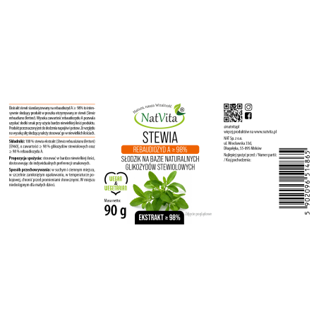 Stewia ekstrakt 98% - zdjęcie produktu