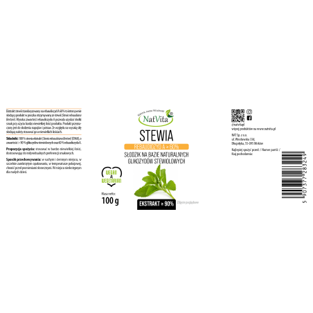 Stewia ekstrakt 95% - zdjęcie produktu