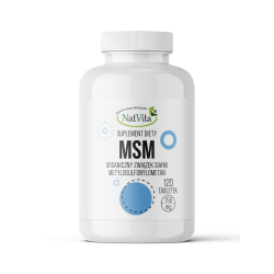 MSM siarka organiczna tabletki 750mg