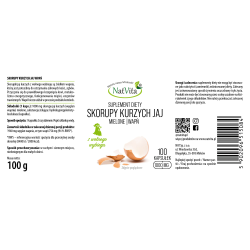 Skorupy Kurzych Jaj (Wapń) kapsułki 1000mg