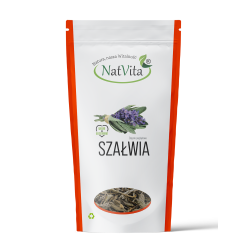 SZAŁWIA LEKARSKA liście pocięte