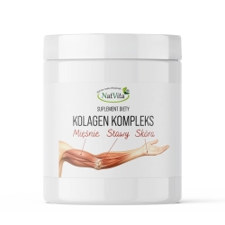 KOLAGEN KOMPLEKS (Muscle+Stawy+Skin) - peptydy, hydrolizat białek kolagenowych proszek