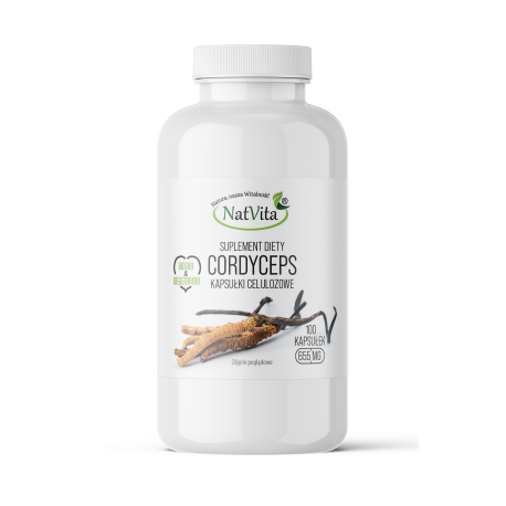 Cordyceps Grzyb Cordyceps sinensis Maczuźnik Kordyceps Chiński Kapsułki 100k cena sklep