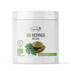Moringa liście mielone BIO sproszkowane - cena sklep moringa olejodajna
