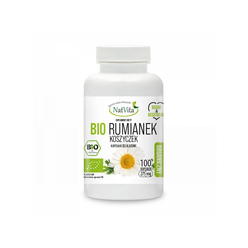 Rumianek BIO koszyczek kapsułki 275mg