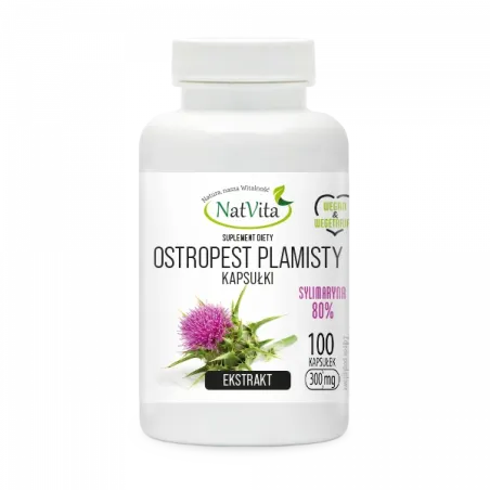 Ostropest Plamisty ekstrakt kapsułki 300mg Ostropest Plamisty ekstrakt kapsułki 300mg
