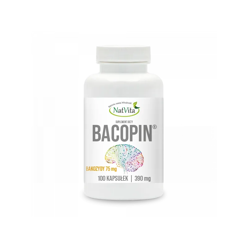  Bacopin ekstrakt 20% bakozydów kapsułki