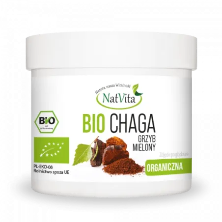 Chaga BIO grzyb mielony - zdjęcie produktu
