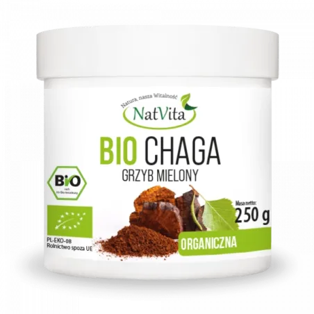 Chaga BIO grzyb mielony - zdjęcie produktu