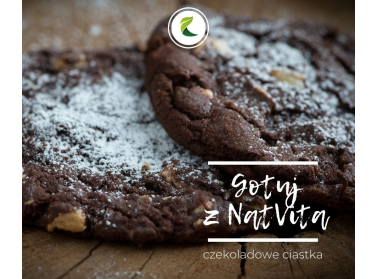 Gotuj z NatVita: czekoladowe ciastka z mąki kokosowej