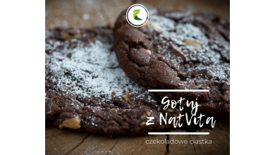 Gotuj z NatVita: czekoladowe ciastka z mąki kokosowej