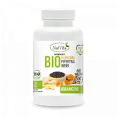 Kurkuma BIO + Imbir BIO + Piperyna BIO tabletki 500mg