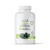 Spirulina BIO + Chlorella BIO tabletki 500mg Spirulina BIO + Chlorella BIO tabletki 500mg