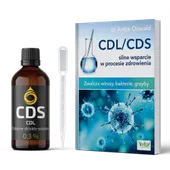 CDL CDS krople 0,3% Roztwór dwutlenku chloru 3000ppm + Książka