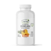 Bromelaina z ananasa 2500 GDU kapsułki 550mg