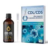 CDL CDS krople 0,3% Roztwór dwutlenku chloru 3000ppm + Książka