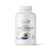 Olej z nasion Czarnuszki + witamina E kapsułki softgel 500mg
